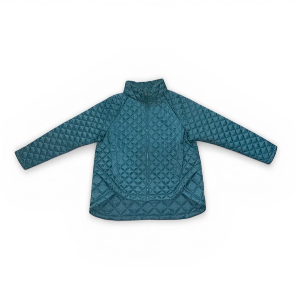 Athleta Teal Whisper Featherless Quilted Jacket XL - Like new